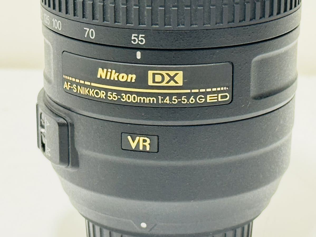 ★Nikon ニコン AF-S NIKKOR DX 55-300mm 1:4.5-5.6 G ED VR レンズ 未チェック 現状品 管理番号03081_画像8