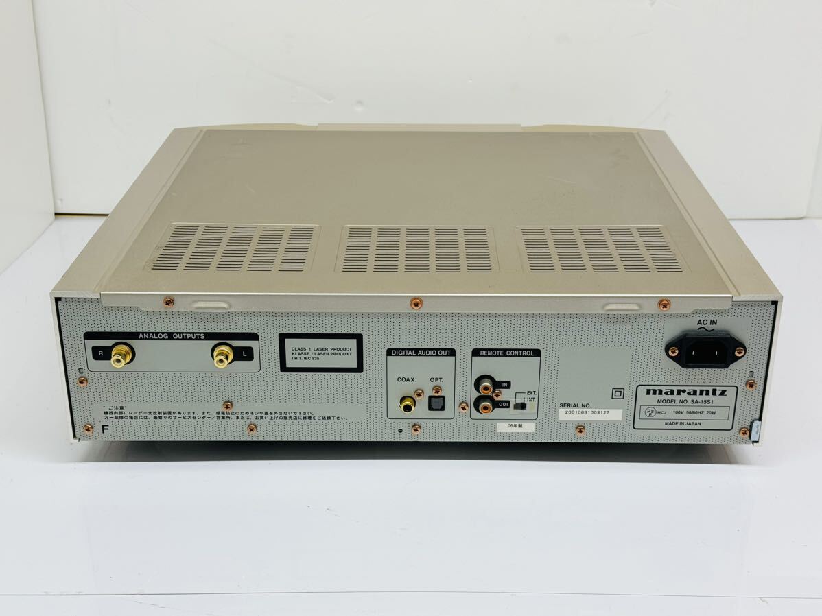 ★Marantz マランツ SA-15S1 CD SACDプレーヤー ジャンク品 管理番号03095の画像7