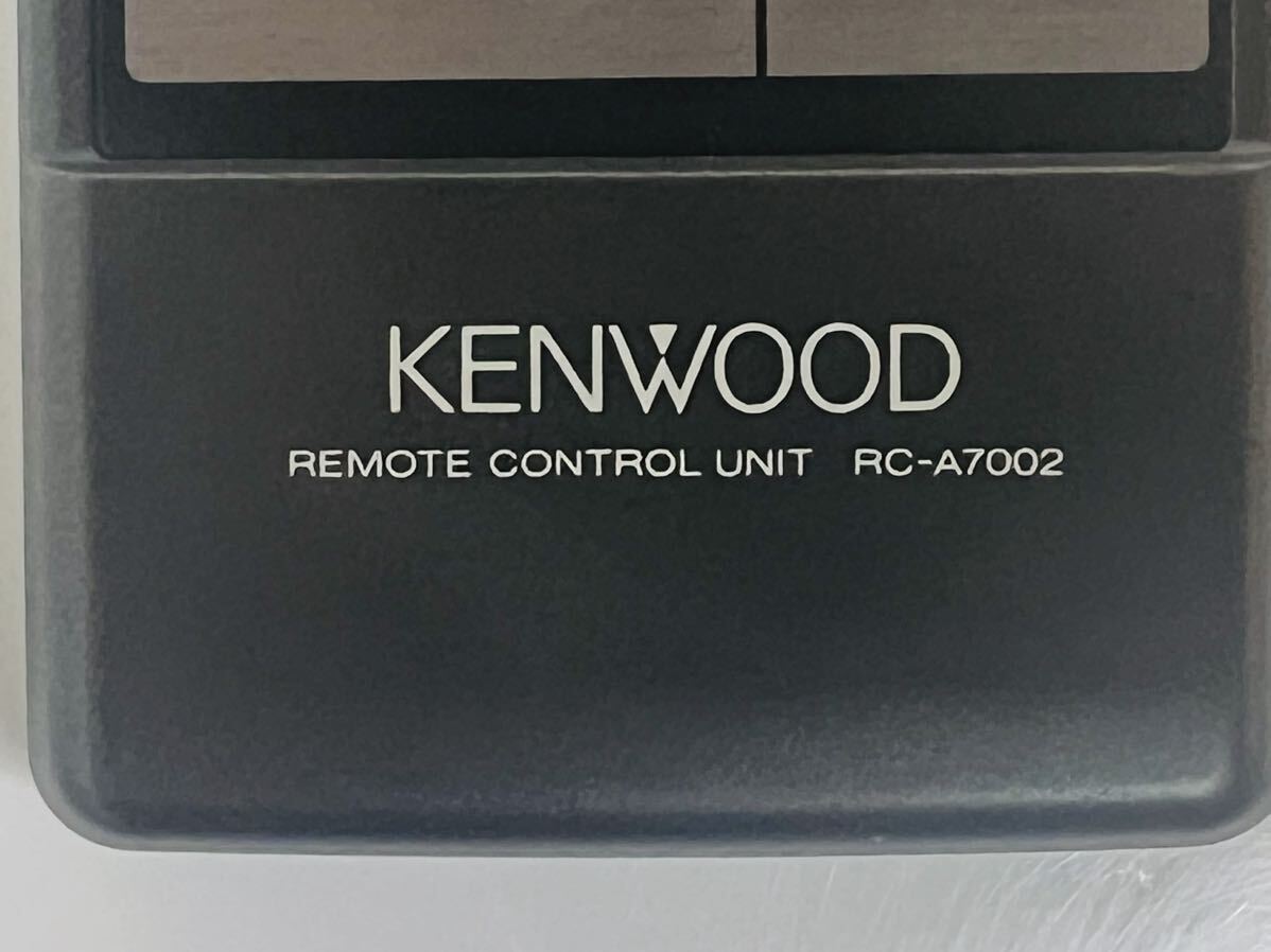 ★KENWOOD ケンウッド リモコン RC-A7002 赤外線確認済み 管理番号03133