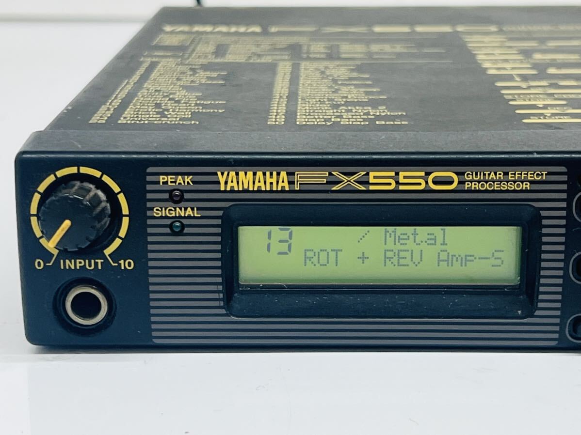 ★YAMAHA ヤマハ ギターエフェクトプロセッサー FX550 通電確認のみ 管理番号03151_画像5