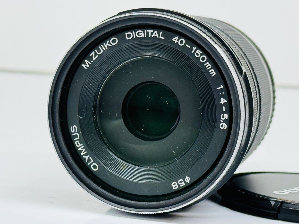 ★OLYMPUS M.ZUIKO DIGITAL 40-150mm 1:4-5.6 R ED MSC オリンパス 望遠レンズ 未チェック 現状品 管理番号03173の画像1