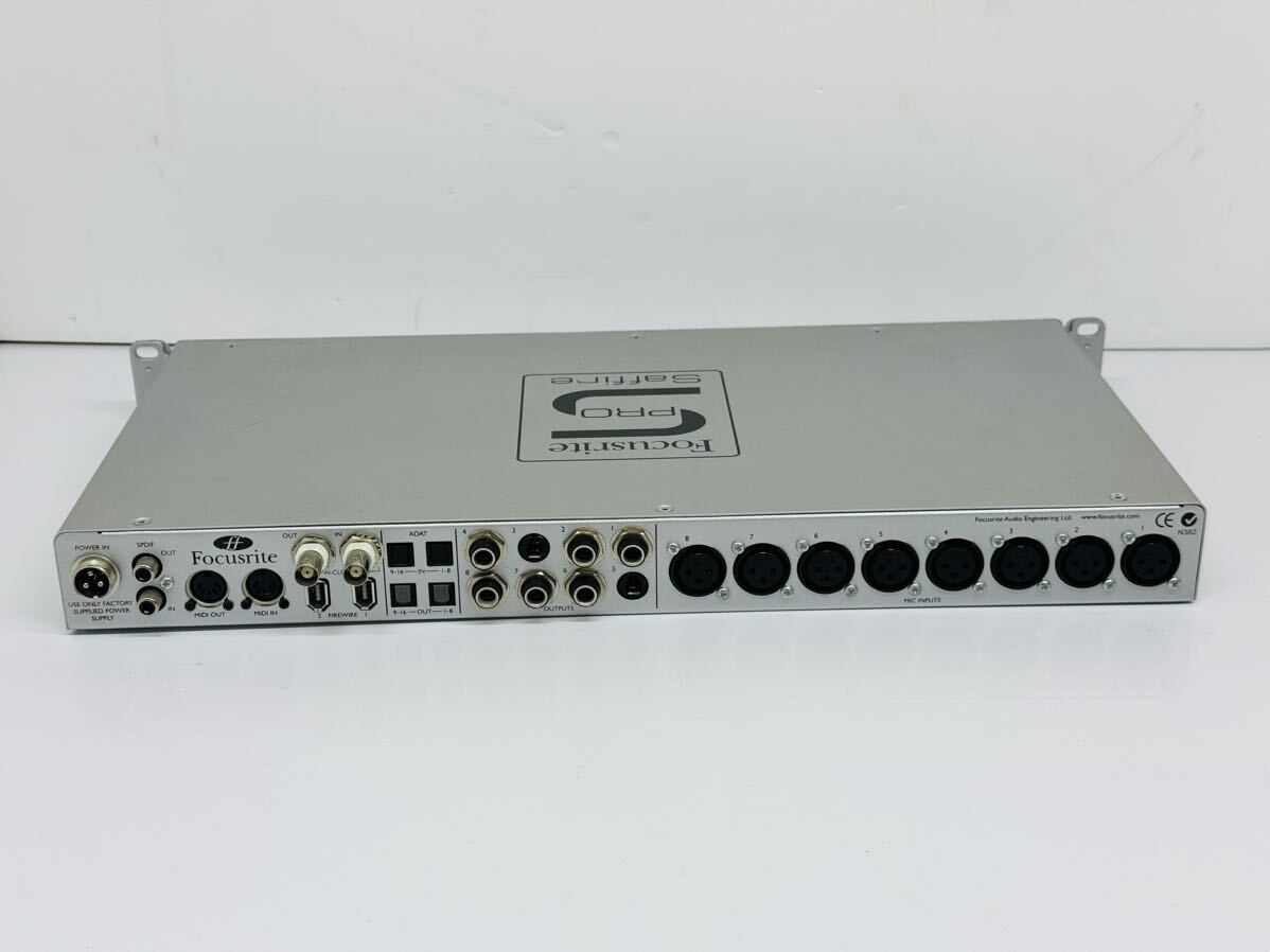 *Focusrite Saffire Pro 26 I/O interface Focus light electrification verification only present condition goods control number 01151