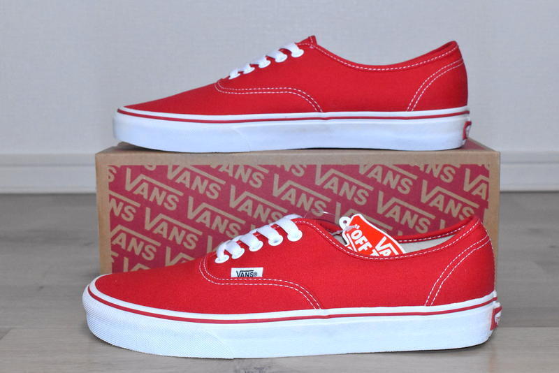 【訳あり品】新品 VANS オーセンティック 28cm AUTHENTIC VN000EE3RED バンズ ★_画像2