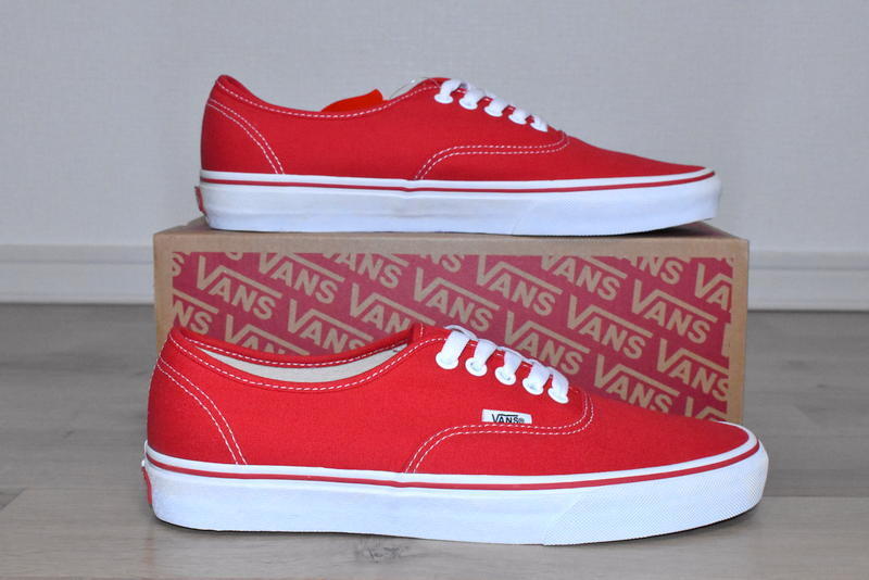 【訳あり品】新品 VANS オーセンティック 27cm AUTHENTIC VN000EE3RED バンズ ★の画像3