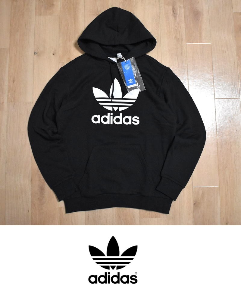 【送料無料】新品 adidas アディカラー クラシックス トレフォイル パーカー M H06667 ★の画像1