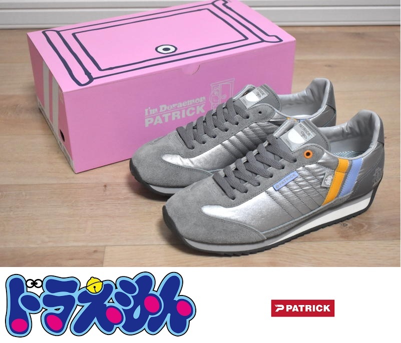 [ free shipping ] new goods Doraemon × PATRICK marathon 43 collaboration sneakers MARATHON Patrick 722704