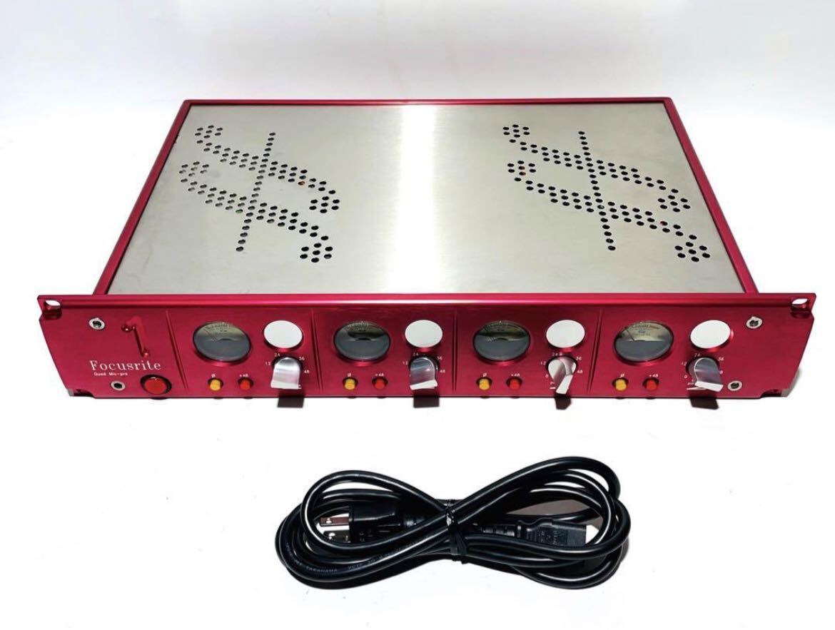 [ work properly beautiful goods ]FOCUSRITE RED 1 QUAD MIC-PRE pre-amplifier 