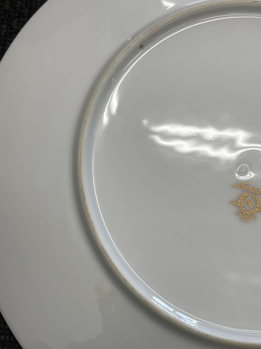 ノリタケ Noritake 　赤富士　金彩　飾り皿　絵皿 直径約27cm_画像9