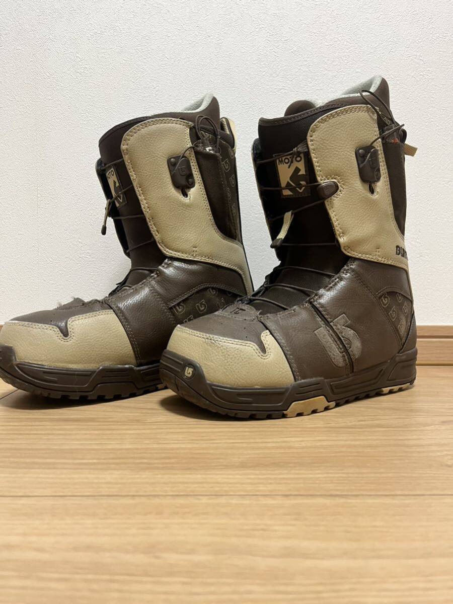 BURTON MOTO スノーボードブーツ men’s 27cm ブラウン モノグラム_画像1