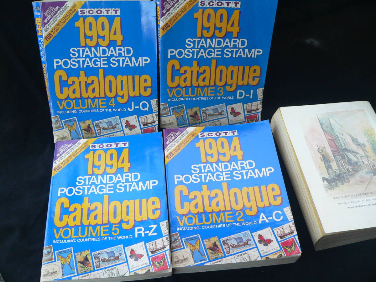 SCOTT 1994 standard postage stamp catalogue 5冊の画像8