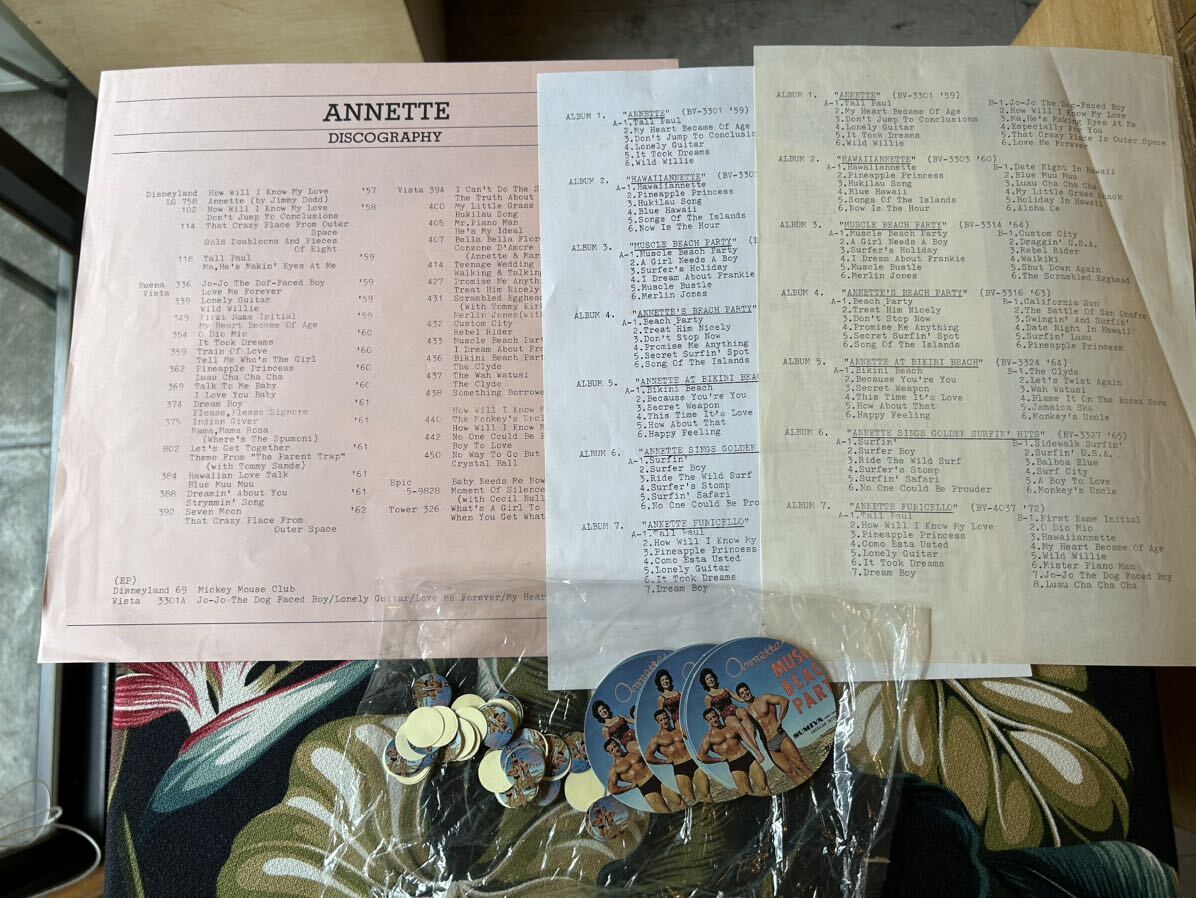 Annette 7 LP Box Set ステッカー付き … 国内 1981 Sumiya Records アネット オールディーズ_画像5