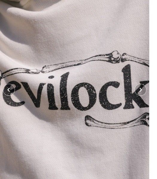 DEVILOCK(デビロック)　パーカー　オーバーサイズ　スカル　サイズXL　 プルオーバー　 プリントパーカー