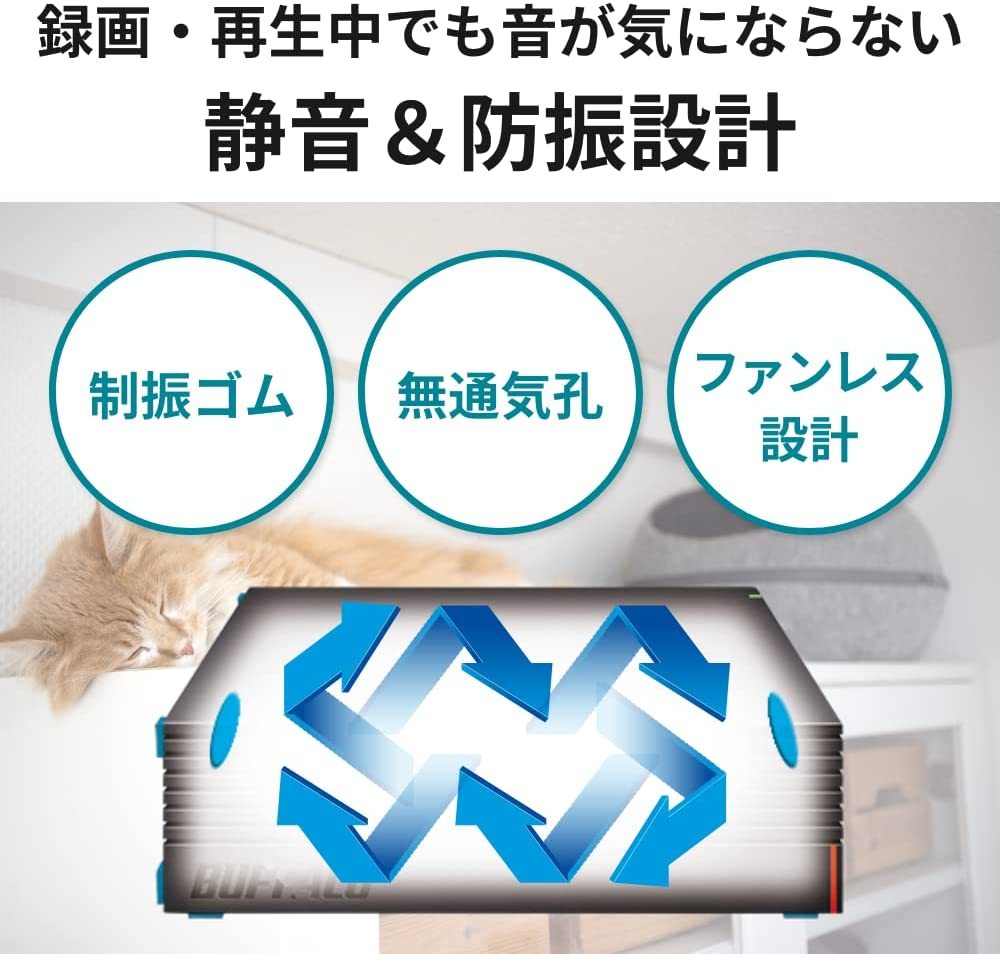 ★送料無料★　BUFFALO　外付け ハードディスクケース　3.5インチ　★HDD無し★　SATA　USB3.2(Gen1)/USB3.1(Gen1)/3.0　ケース　一式_画像7