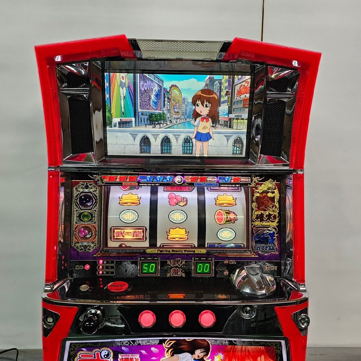 Yahoo!オークション - パチスロ スロット実機 「格闘美神 Yahoo!オークション - パチスロ スロット実機 「格闘美神