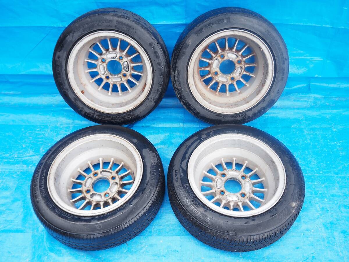 13インチ　5.5J　+20　114.3　4H　4穴　中古　イーグル　エンケイ　アドバン　SSR　BBS　メッシュ　軽　アルミ　中古　ワークス　アルト　_画像7