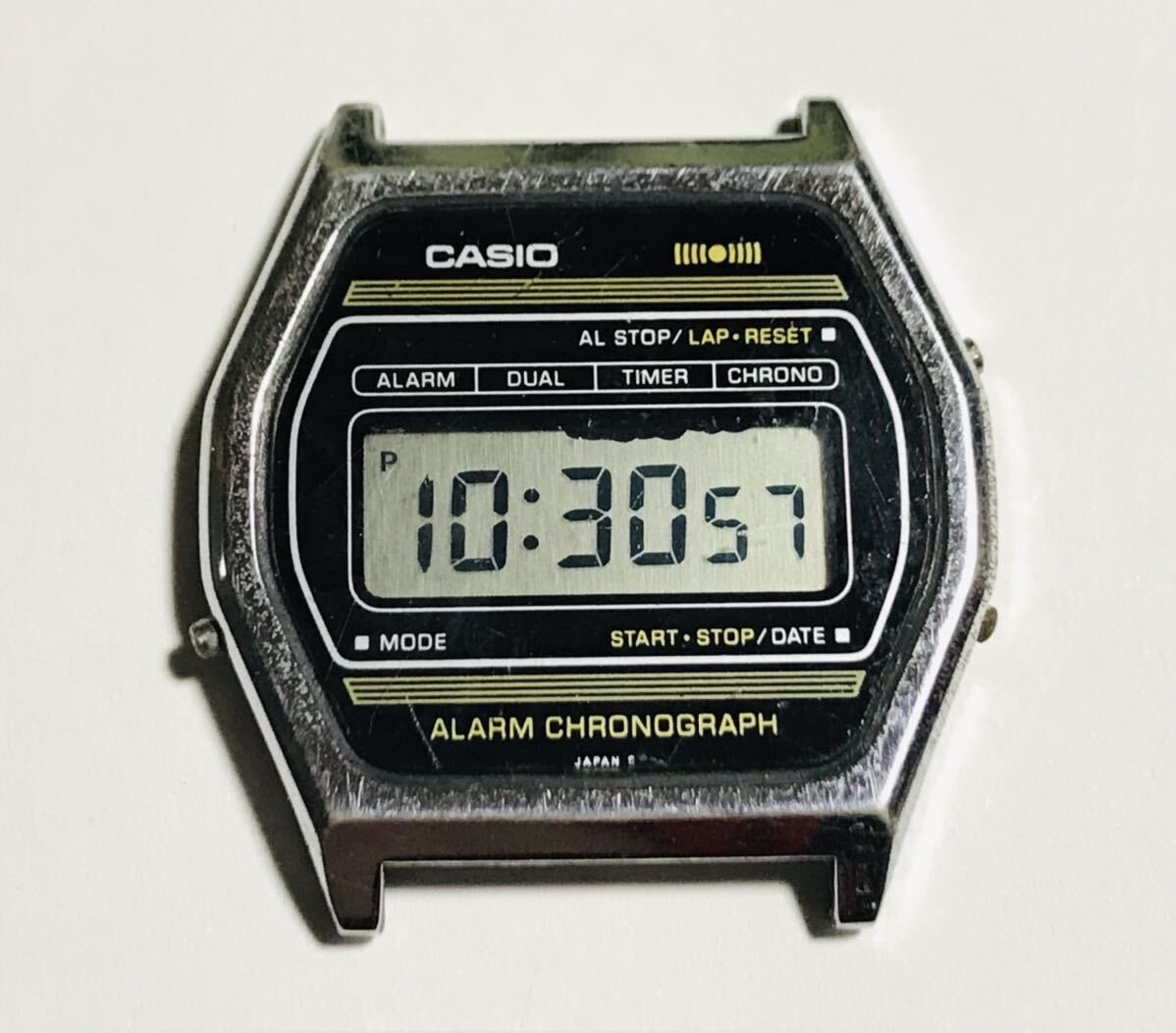 希少品 CASIO 145 SA-50 ALARM CHRONOGRAPH カシオ デジタルウォッチ 腕時計 稼働品 ジャンク扱い 12_画像1