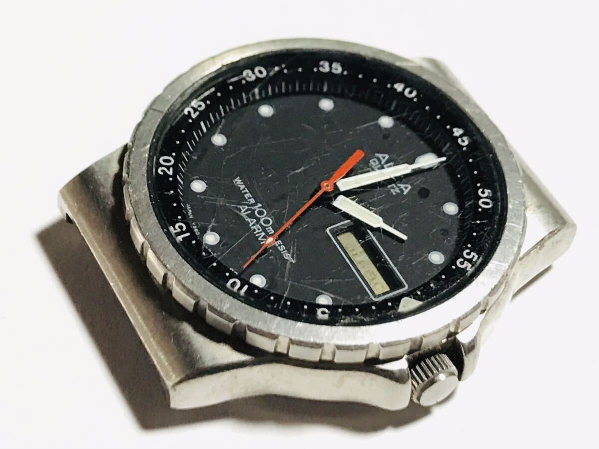 SEIKO ALBA Y960-6031 メンズウォッチ 腕時計 セイコー アルバ アナログのみ稼働中 ジャンク ①_画像1