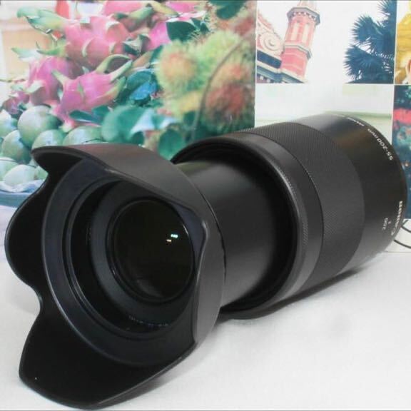 手ブレ補正内蔵超望遠Canon EF-M 55-200mm IS STM