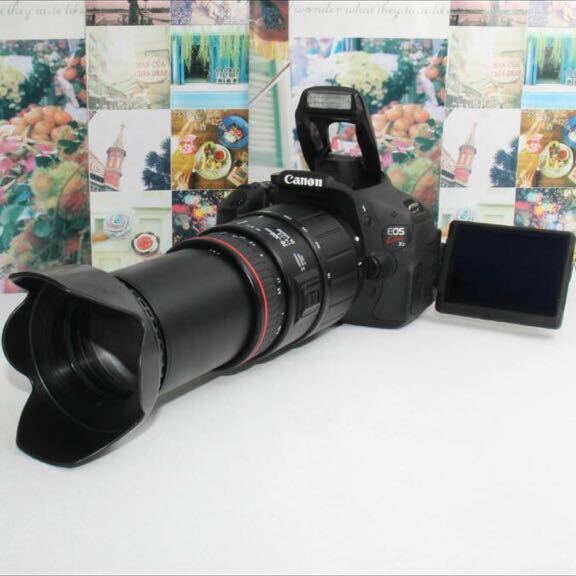 新品カメラバック付Canon EOS kiss X5 超望遠レンズセット