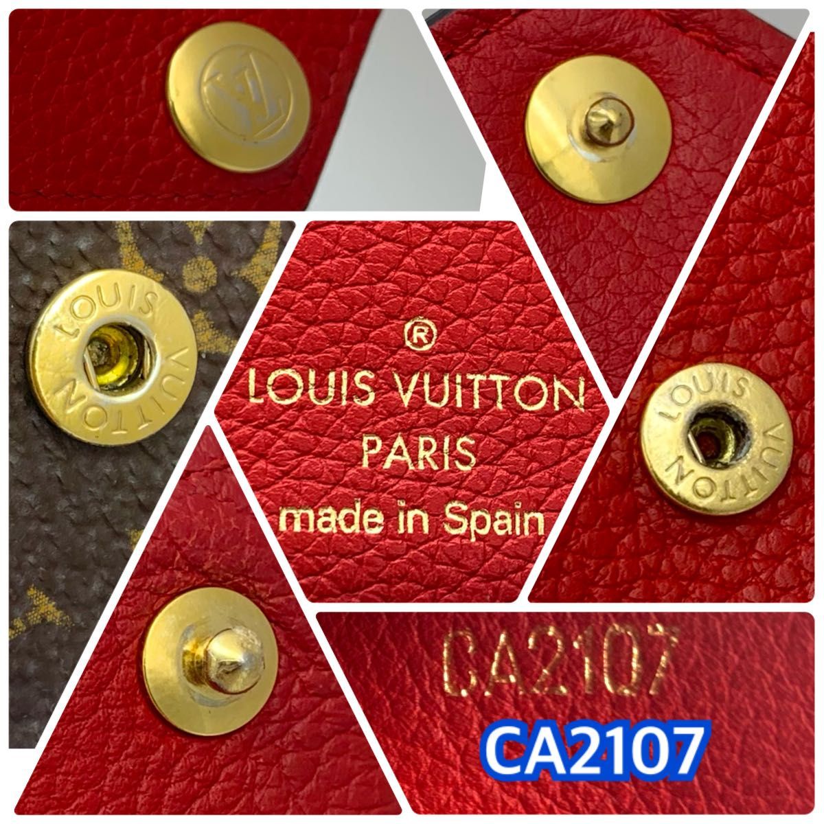 LOUIS VUITTON ルイヴィトン モノグラム ドゥブルV コンパクト ポルトフォイユ 三つ折財布 D67