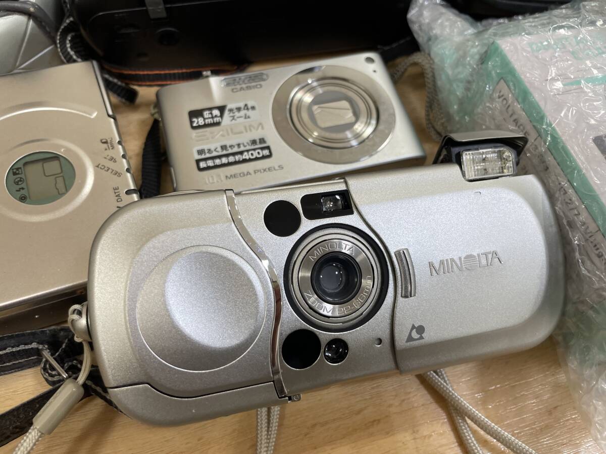 【5954】ジャンク品 カメラまとめ 16台 デジタルカメラ デジカメ フィルムカメラ FUJIFILM Canon PENTAX MINOLTA 等 現状品 中古品の画像9