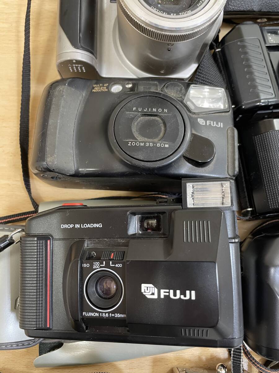 【5954】ジャンク品 カメラまとめ 16台 デジタルカメラ デジカメ フィルムカメラ FUJIFILM Canon PENTAX MINOLTA 等 現状品 中古品の画像3