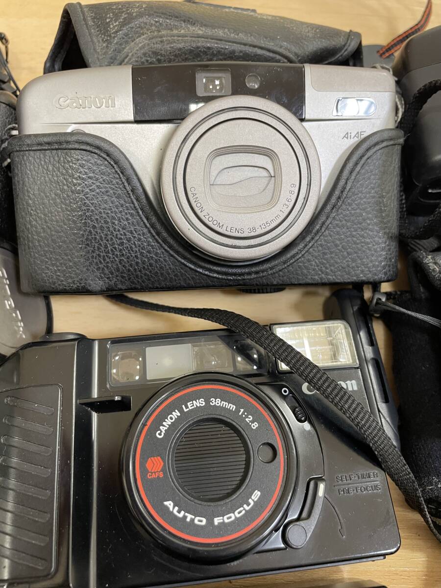 【5954】ジャンク品 カメラまとめ 16台 デジタルカメラ デジカメ フィルムカメラ FUJIFILM Canon PENTAX MINOLTA 等 現状品 中古品_画像4