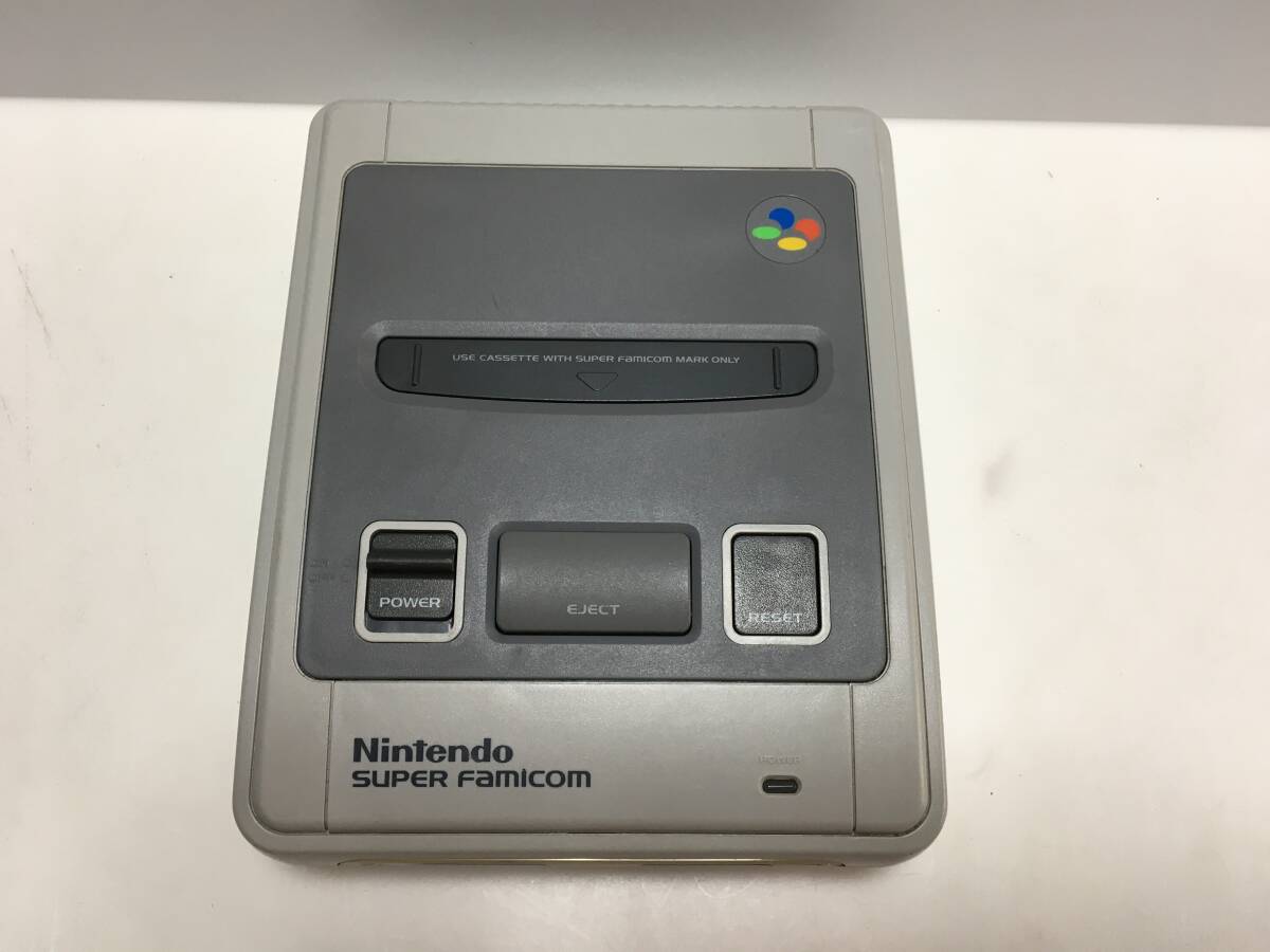 Nintendo　スーパーファミコン　本体　SHVC-001　コントローラー　SHVC-005　2点　ジャンクRT-3730_画像3