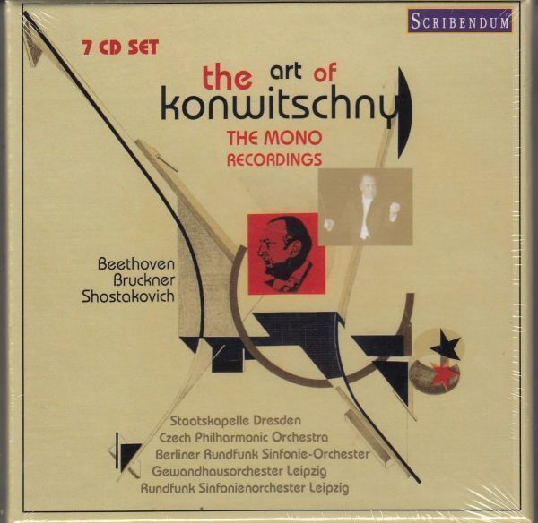 [7CD/Scribendum]ブルックナー:交響曲第4番変ホ長調WAB.104[ハース版]他/F.コンヴィチュニー&チェコ・フィルハーモニー管弦楽団 1951他_画像1