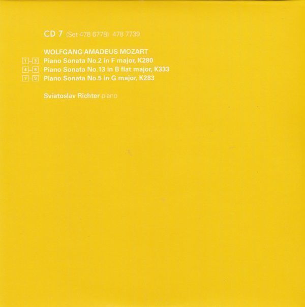 [CD/Decca]モーツァルト:ピアノ・ソナタ第2,5&13番/S.リヒテル(p) 1966_画像2