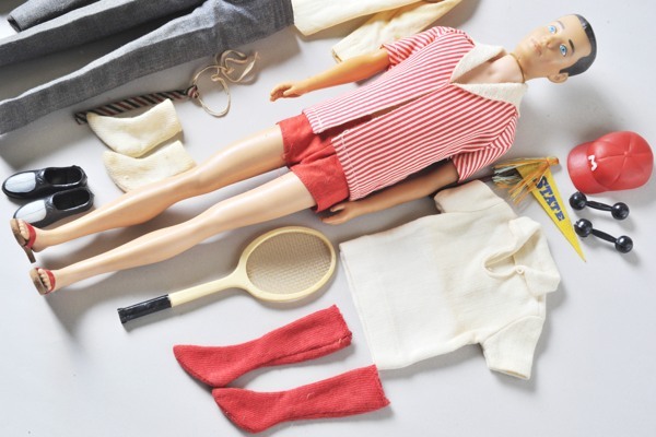 ●バービーのボーイフレンド ケン 人形と服と小物 日本製 60's ビンテージ 日本製の画像3