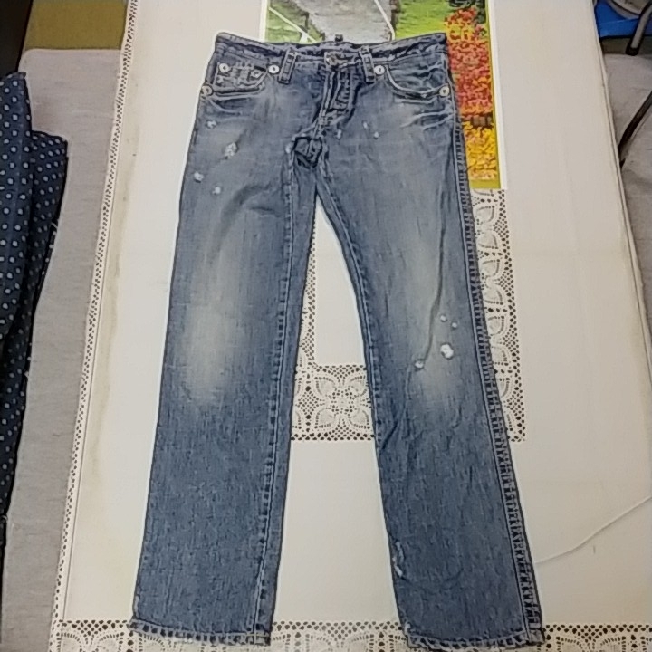 Dsquared2 ディースクエアード ダメージ加工 デニムパンツ size 46 slim 一部リペア