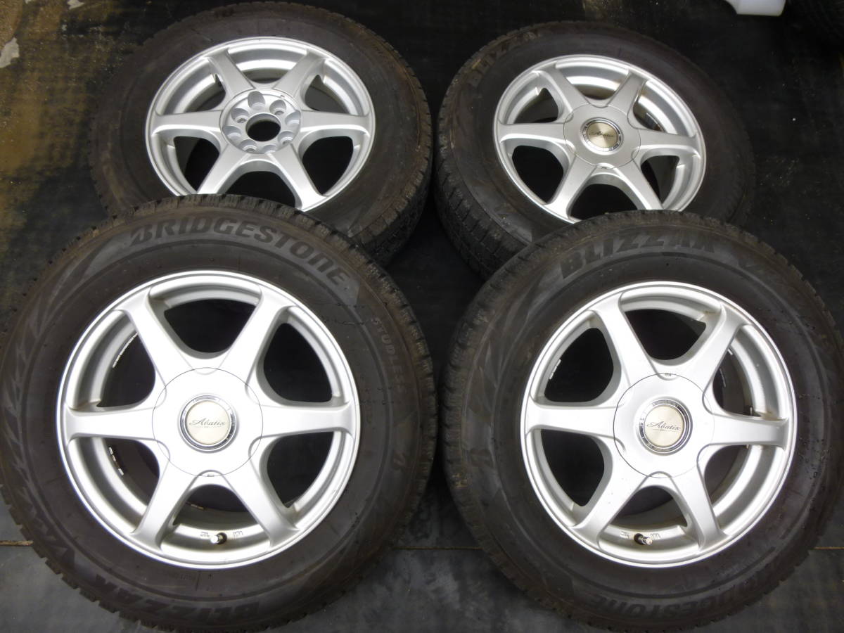 ブリヂストン 195/65R15 ＶＲＸ２ カローラなど！PCD１００と１１４．３_画像1