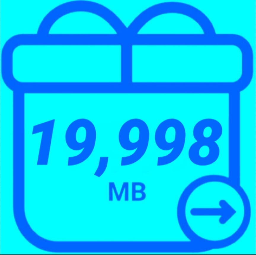 mineo マイネオ パケットギフト 約20GB 19998MB 匿名 迅速 数分対応 お急ぎ対応可能 _画像1