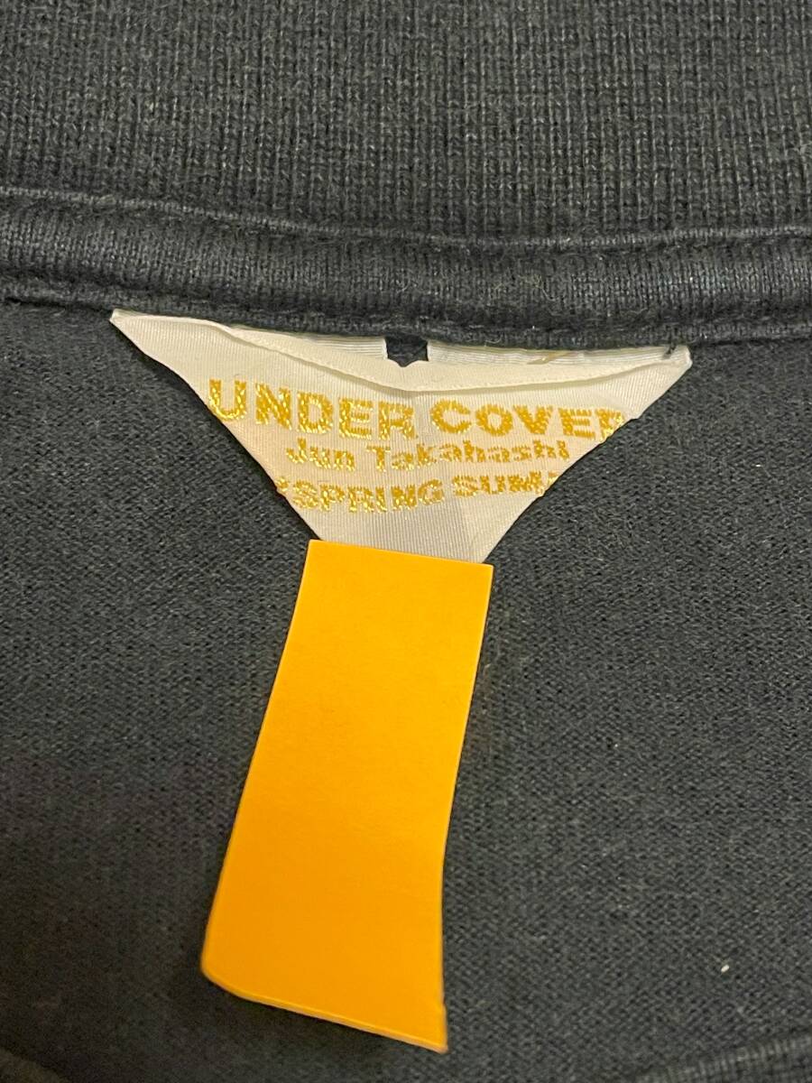 UNDERCOVER ポロシャツ 初期　半袖 アンダーカバー　ブラック　黒　USED　Made In Japan `99 Summer_画像3
