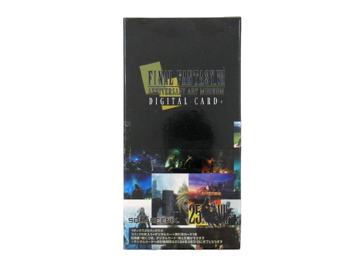 【未使用品】SQUARE ENIX ファイナルファンタジー7 FINAL FANTASY VII Anniversary Art Museum Digital Card Plus BOX [B080H315]の画像1
