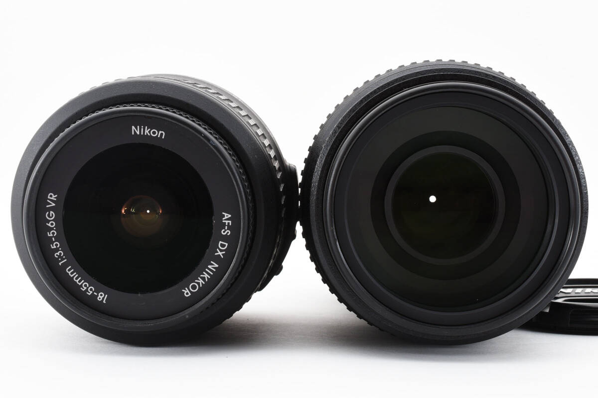 動作確認済 Nikon D5100 AF-S DX VR 18-55/55-300mm ダブルズームキット ニコン デジタル一眼レフカメラ 0352_画像2