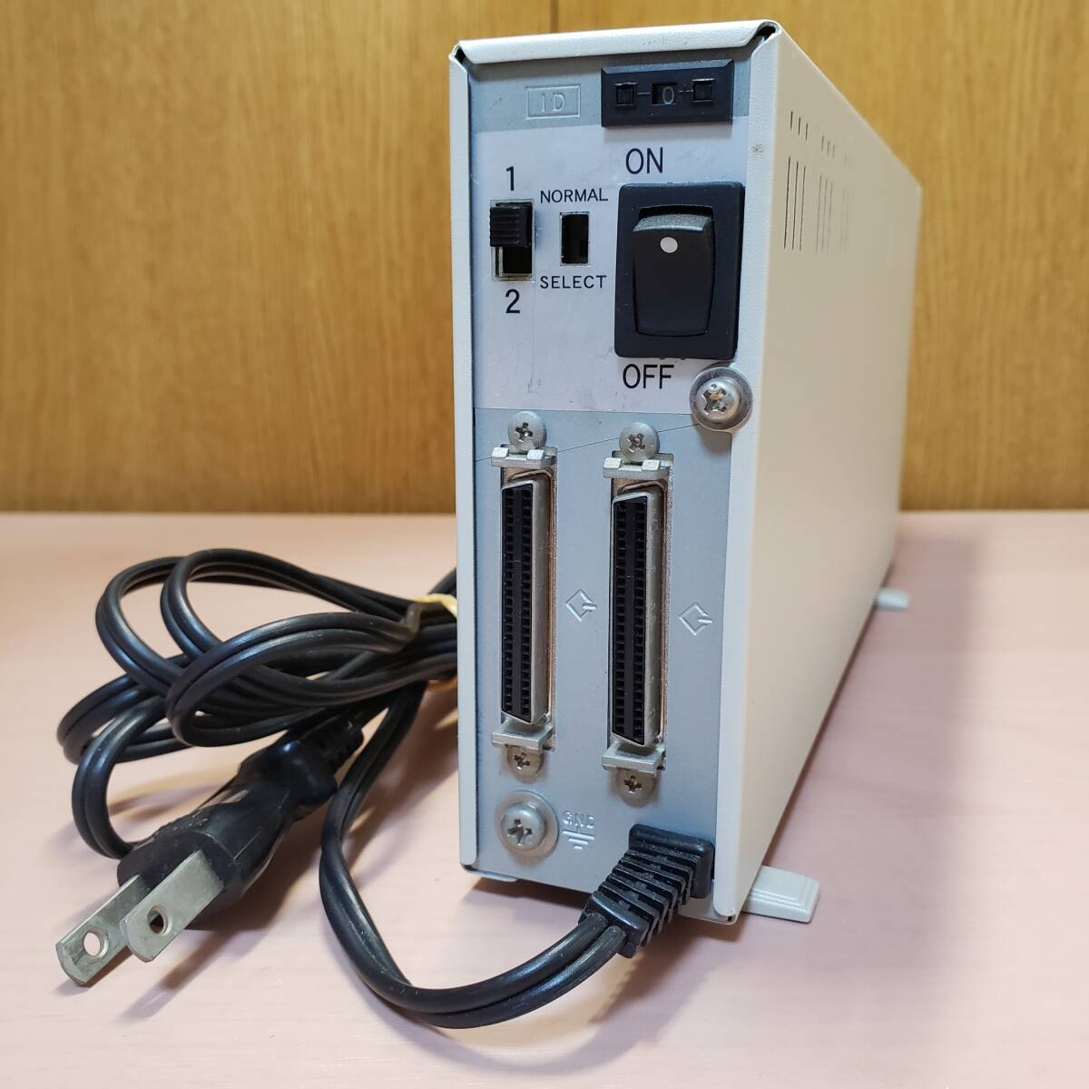 【通電確認済み】SCSI ハードディスクドライブ 外付け HDD 13GB DSC-U13GTR Hard Disk BUFFALO メルコ ジャンク PC98_画像2