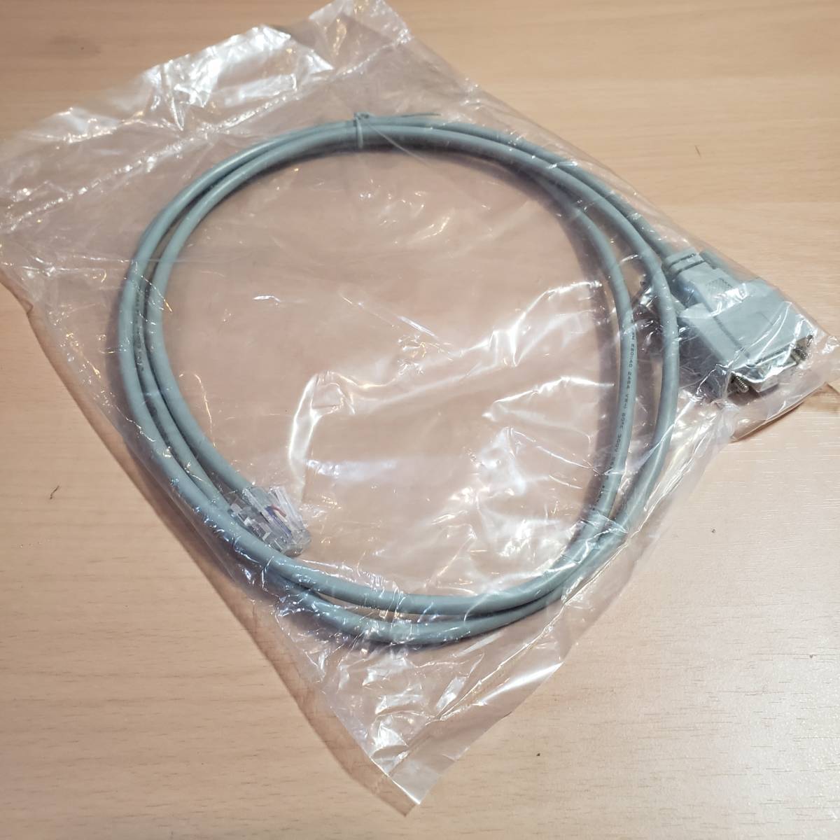 [ several equipped * unused * postage included ]RJ-45 = D-sub 9 pin conversion cable serial console cable RS-232 LAN VPN router etc.!