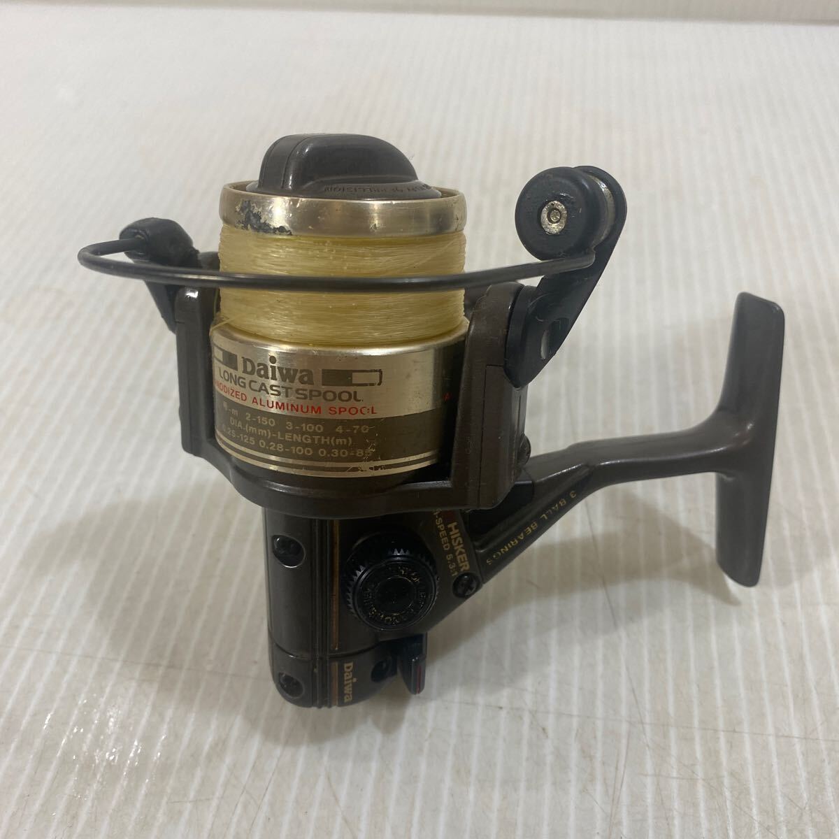 ダイワ ウィスカー GSー700 Z Daiwa WISKER GS 700Z 小型スピニングリール 釣具 レトロ 状態込み 中古_画像1