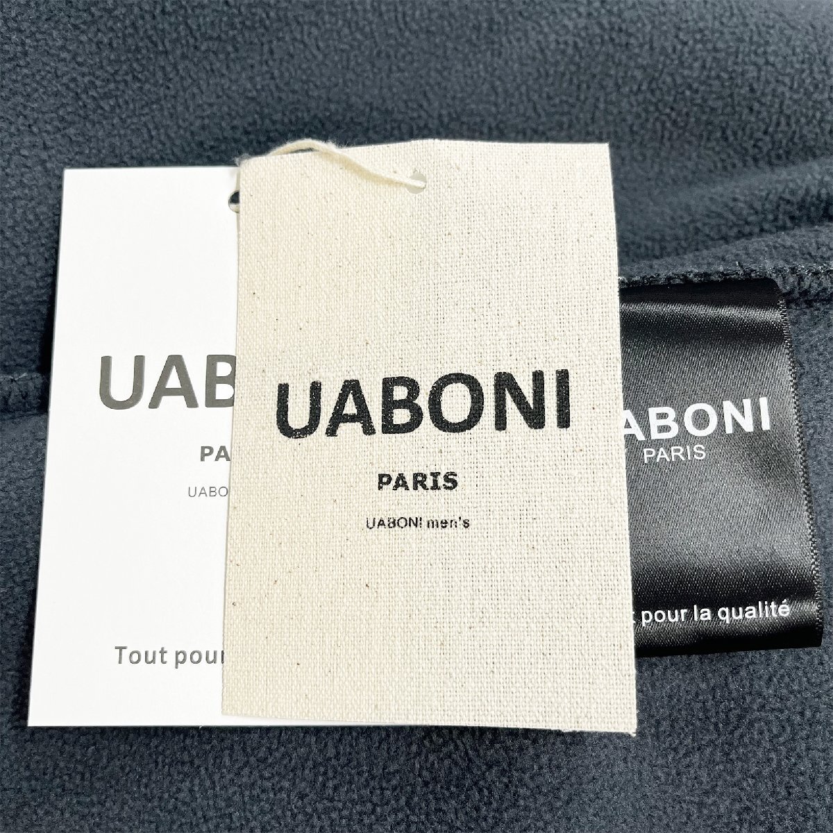 最上級EU製＆定価5万◆UABONI*Paris*セーター*ユアボニ*パリ発◆カシミヤ ソフト 厚手 防寒 リブ編み 暖かい ニット 秋冬 L/48サイズ_画像10