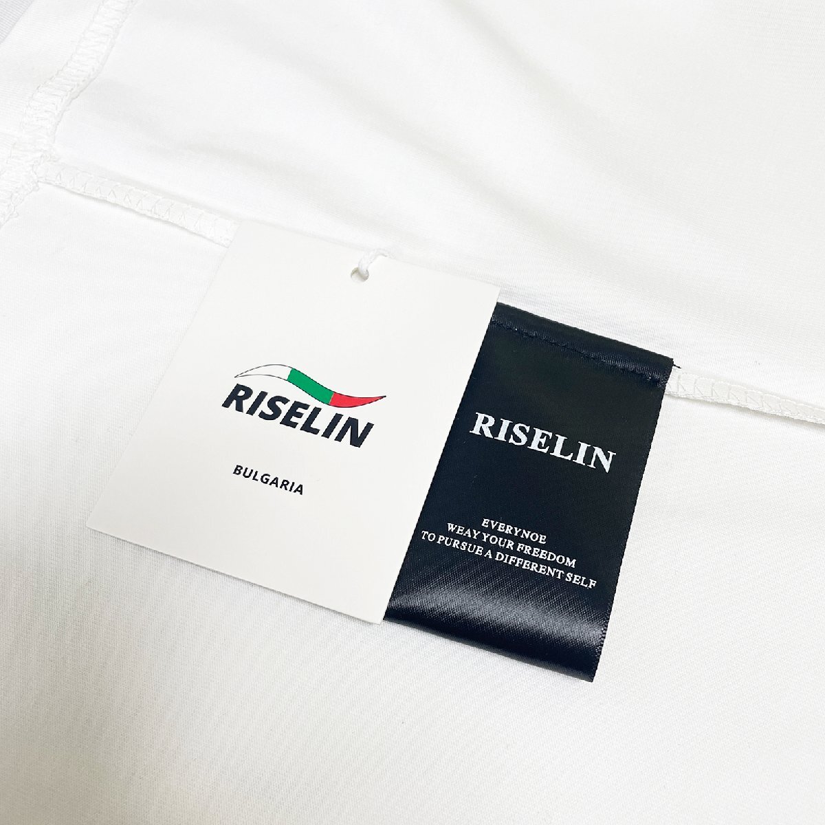 個性ヨーロッパ製※定価2万◆ブルガリア発※RISELIN 半袖Tシャツ 通気吸汗 速乾 イラスト カットソー ストリート アメカジ 夏 L/48サイズ_画像9