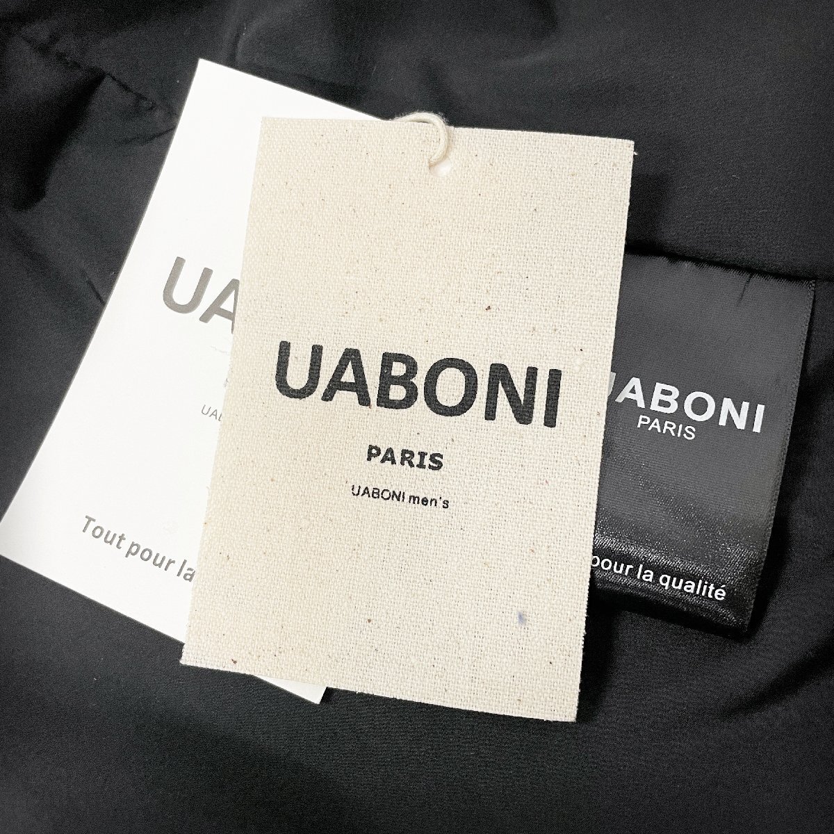 一枚限定EU製＆定価6万◆UABONI*Paris*ジャケット*ユアボニ*パリ発◆薄手 オシャレ 個性 快適 吸汗速乾 ブルゾン アウター M/46サイズ_画像9