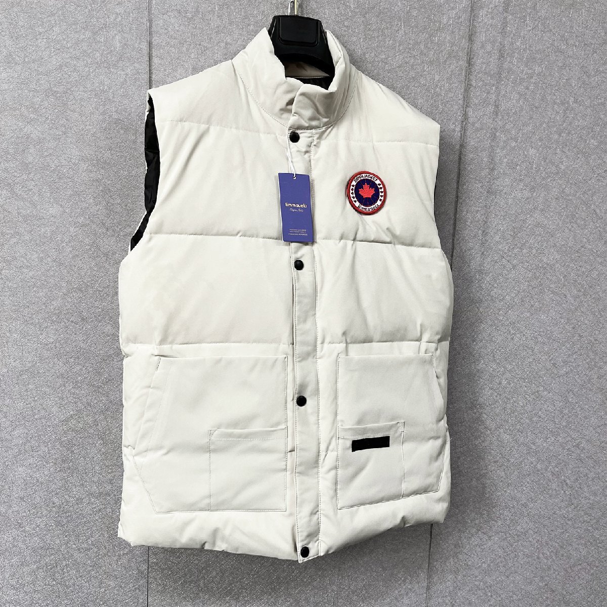  new work * down vest regular price 8 ten thousand *Emmauela* Italy * milano departure * Duck down 90% heat insulation . manner stand neck simple outer autumn winter XL/50