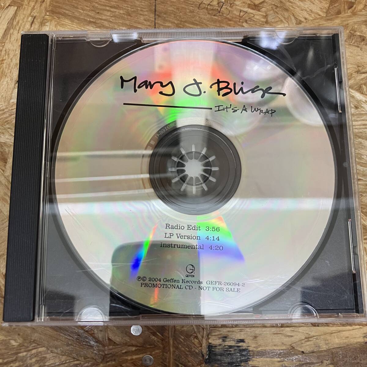 シ● HIPHOP,R&B MARY J. BLIGE - IT'S A WRAP INST,シングル CD 中古品_画像1