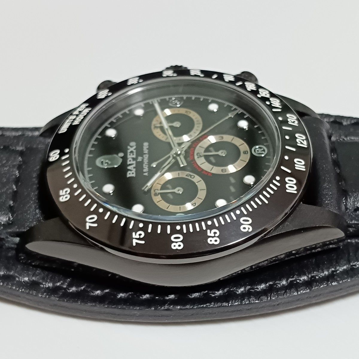 BAPEX エイプ 時計 ベイペックス BATHING APE デイトナ型 腕時計 BAPEX エイプ 時計 ベイペックス BATHING APE デイトナ型 腕時計