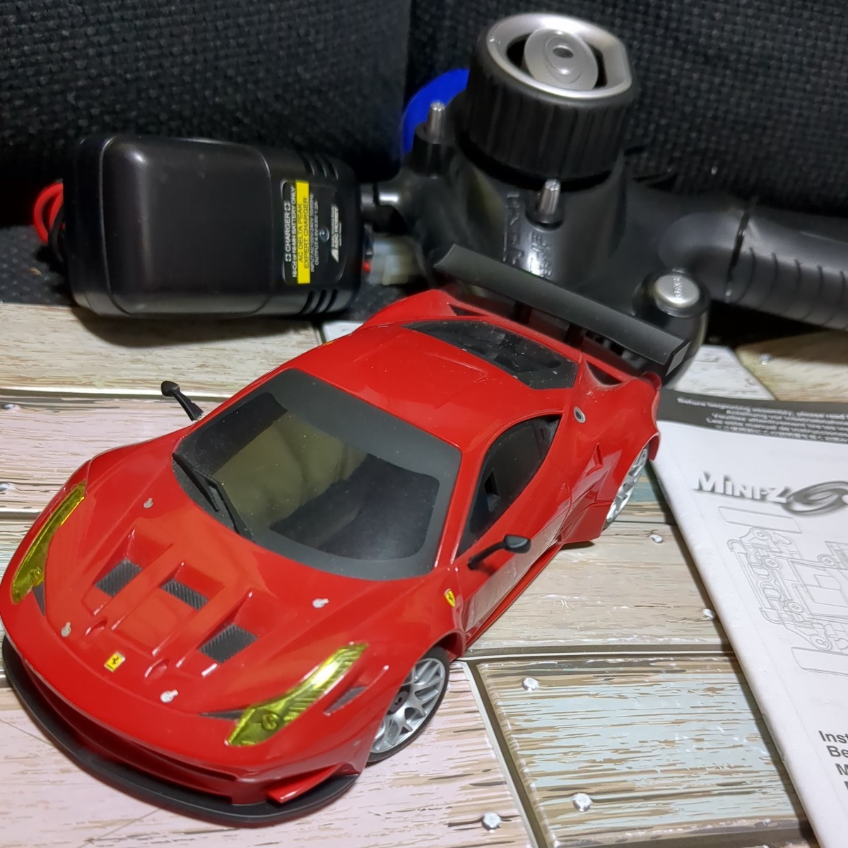Kyosho 京商 ミニッツ レーサー Mini-Z フェラーリ Ferrari 458 イタリア GT2 レッド ラジコン_画像1