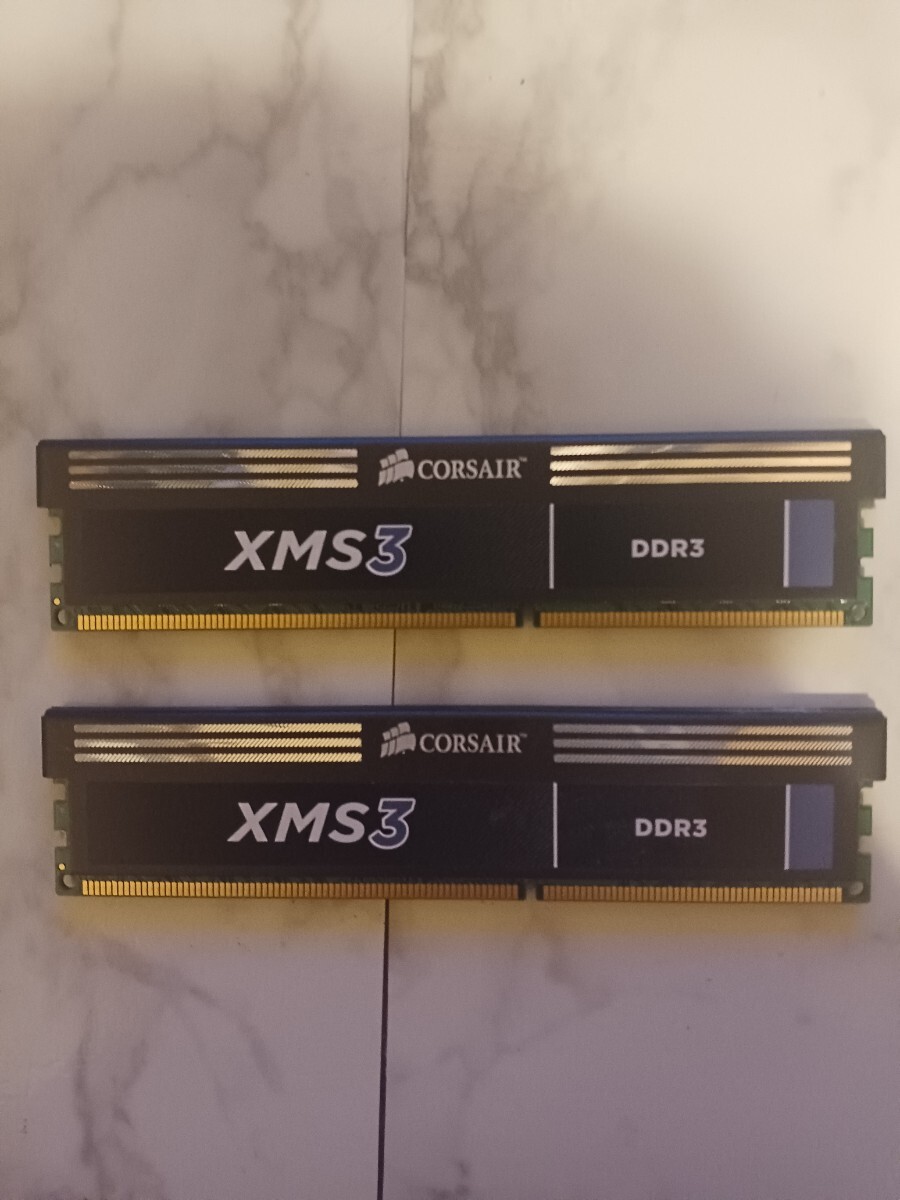 CORSAIR DDR3 XMS3 1600MHz 16GB(2x8GB) デスクトップ用 PCメモリ_画像1