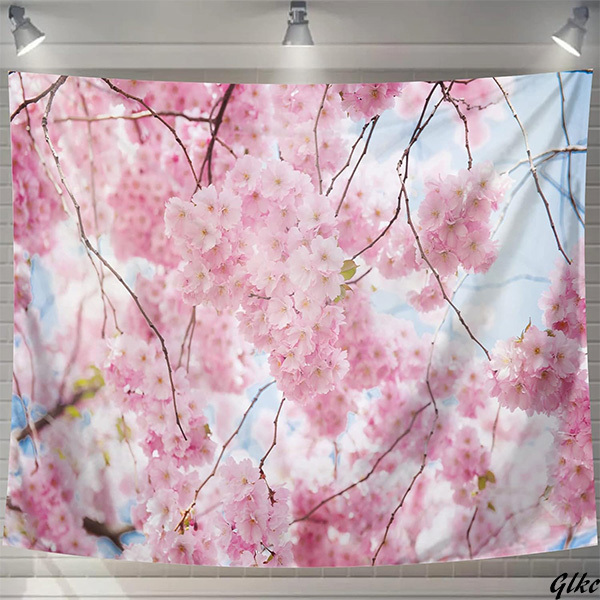 タペストリー 多機能 布ポスター インテリア 雰囲気転換 壁掛け 壁飾り 満開桜 桜 自然景色 オシャレ 背景