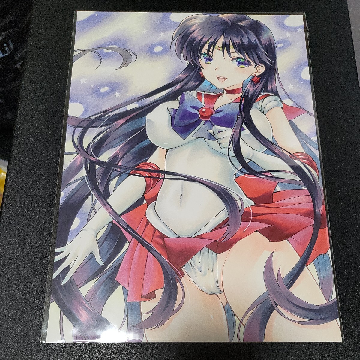  hand-drawn illustrations Pretty Soldier Sailor Moon sailor ma-z1 A4 size 